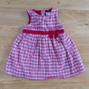 Janie and Jack Red Plaid Dress
